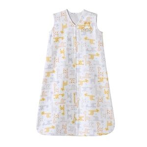 Halo Sleepsack Gray & Yellow Giraffe Graphic Wearable Blanket Size S 0-6M